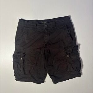 Black American Eagle Extreme Flex Cargo Shorts - 34